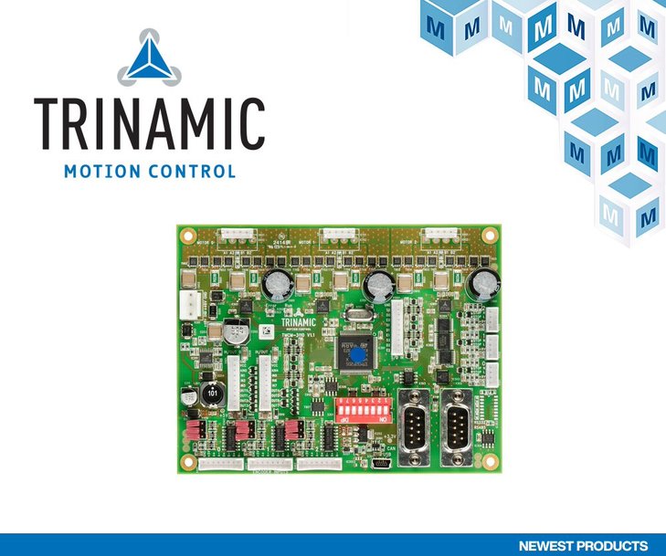 Mouser Electronics Signs Global Distribution Agreement  with Motion Control Expert Trinamic
